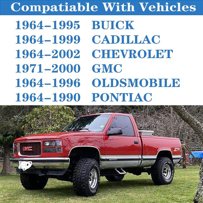 JSDAN Store 38428 Door Lock Striker for 1985-2002 Chevrolet K1500 K2500 K3500 GMC C1500 C2500 C3500 Yukon Chevy Truck Door Latch Bolt Pin 1985 1986 1987 1988 1989 1990 1991 1992 1993 1994 1995 1996-2002 15013147 - Image 4